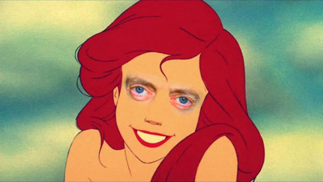 Disney Princesses with Steve Buscemi's Eyes