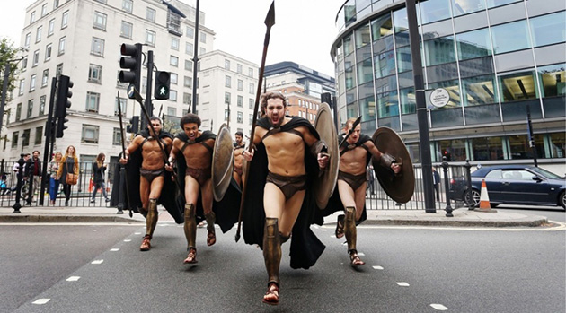 Spartan Flashmob