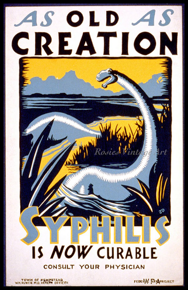 Vintage STD Propaganda Poster