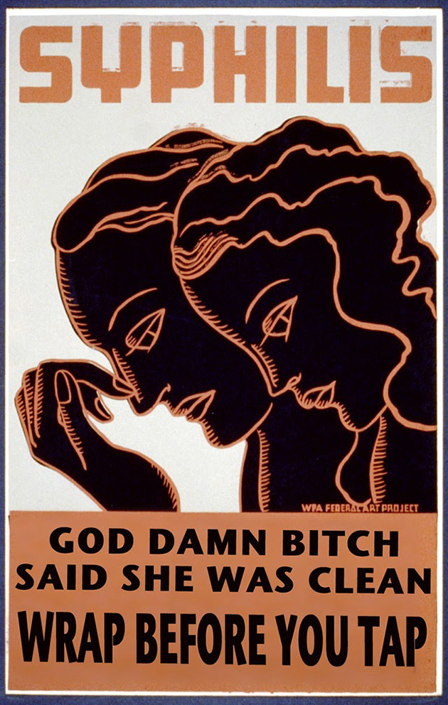 Vintage STD Propaganda Poster