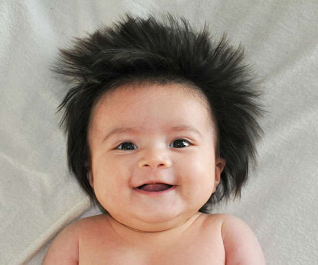 funny hairy babies