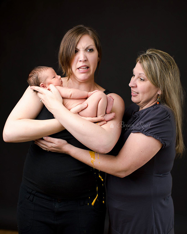 newborn baby photoshoot fails