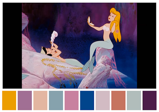 Color Palettes of Iconic Film Scenes