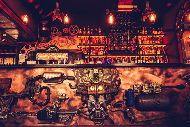 Kinetic Steampunk Bar Romania