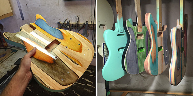 Skateboard Decks Guitars