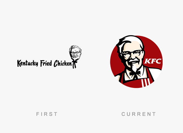 Famous Logos Then And Now