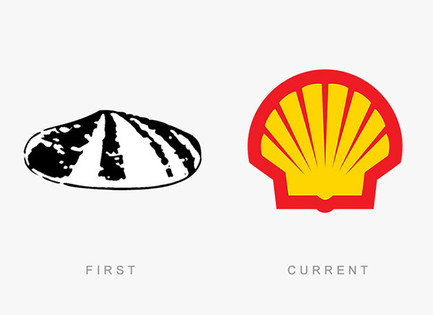Famous Logos Then And Now