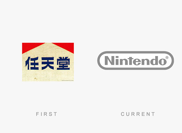 Famous Logos Then And Now