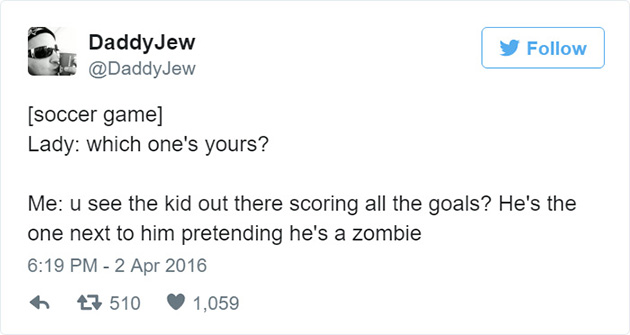 funny fatherhood parenting tweets