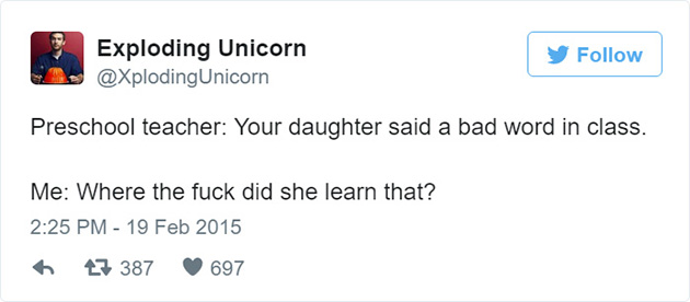 funny fatherhood parenting tweets