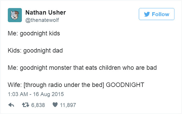 funny fatherhood parenting tweets