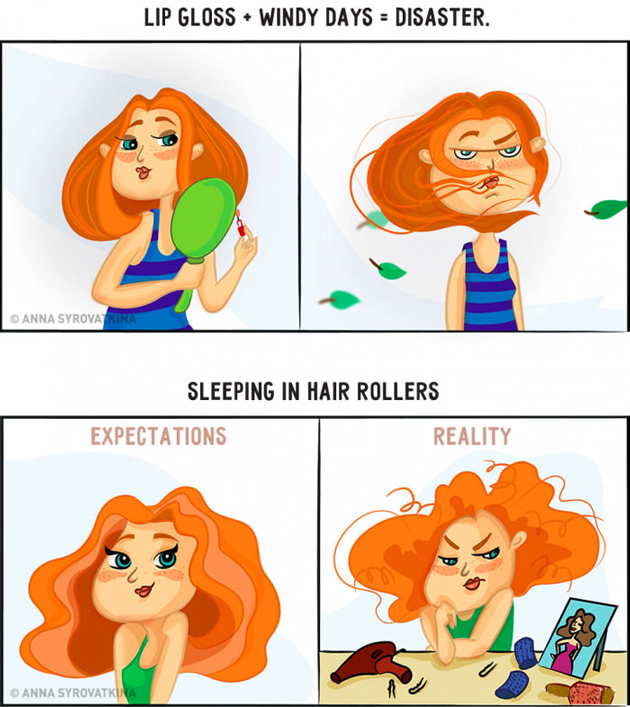 12 wonderfully amusing illustrations every woman will understand_01