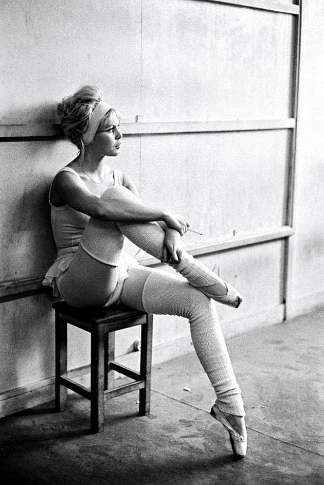 Brigitte Bardot as a Ballerina