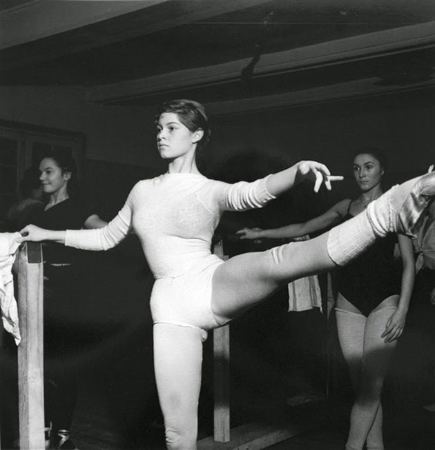 Brigitte Bardot as a Ballerina