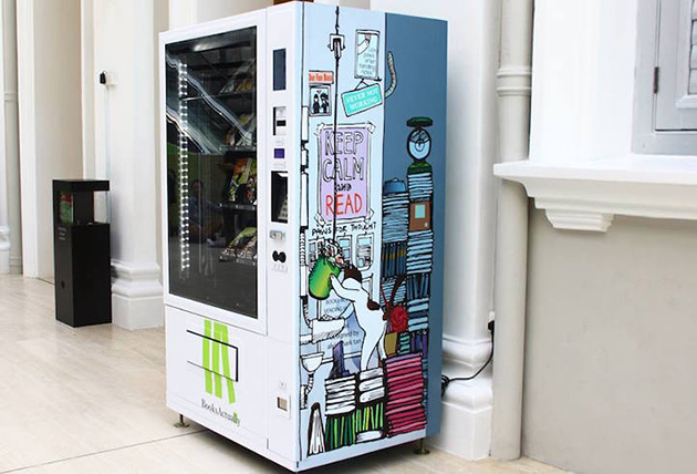 books vending machine Singapore