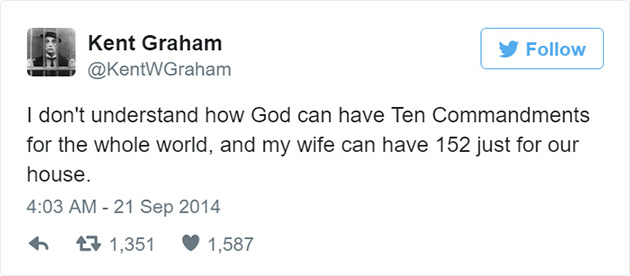 funny husband tweets