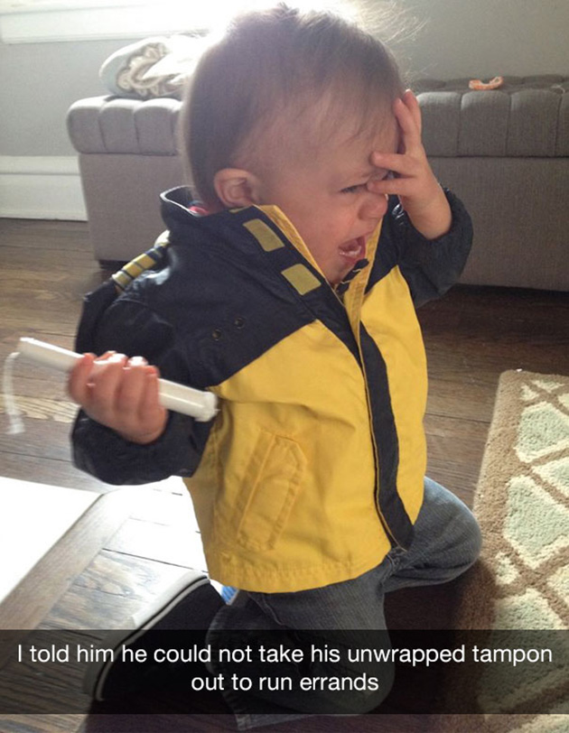 funny reasons why kids cry
