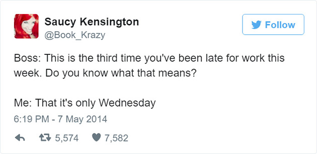 funny work tweets office job jokes