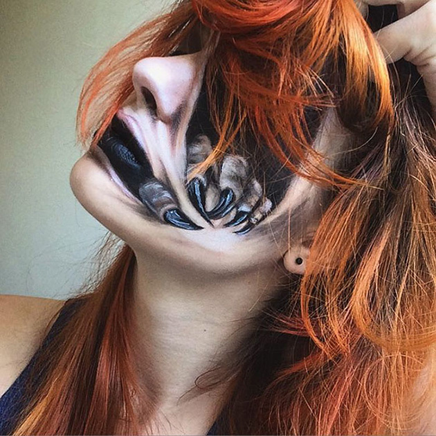 Saida Mickeviciute is a 19-year-old makeup artist