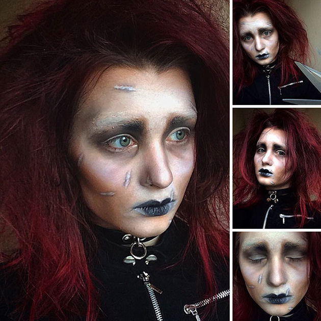 Saida Mickeviciute is a 19-year-old makeup artist