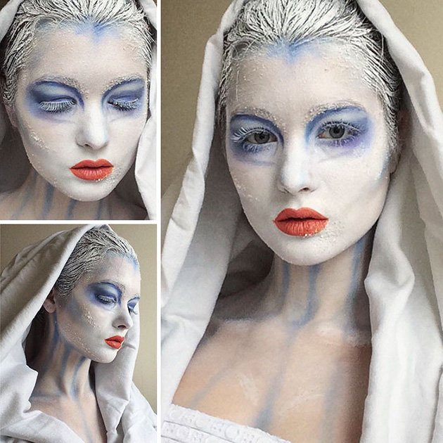 Saida Mickeviciute is a 19-year-old makeup artist