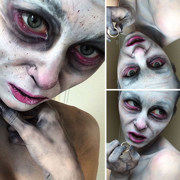 Saida Mickeviciute is a 19-year-old makeup artist