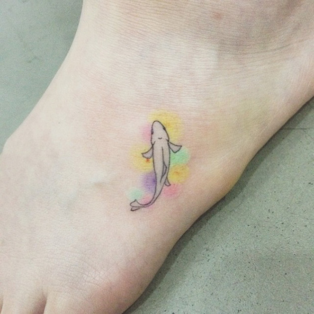 tiny foot tattoo ideas