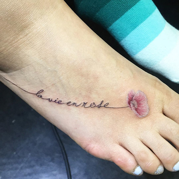 tiny foot tattoo ideas