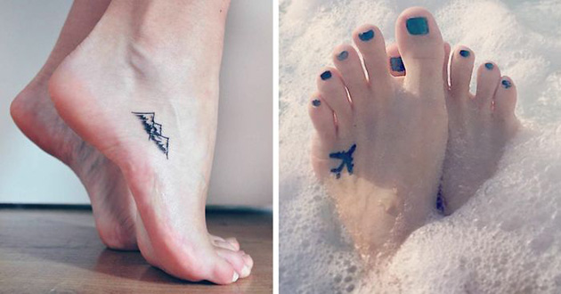 20 Tiny Foot Tattoo Ideas Showing Sometimes Less Is More
