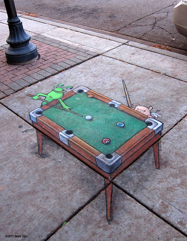 Chalk Art By David Zinn