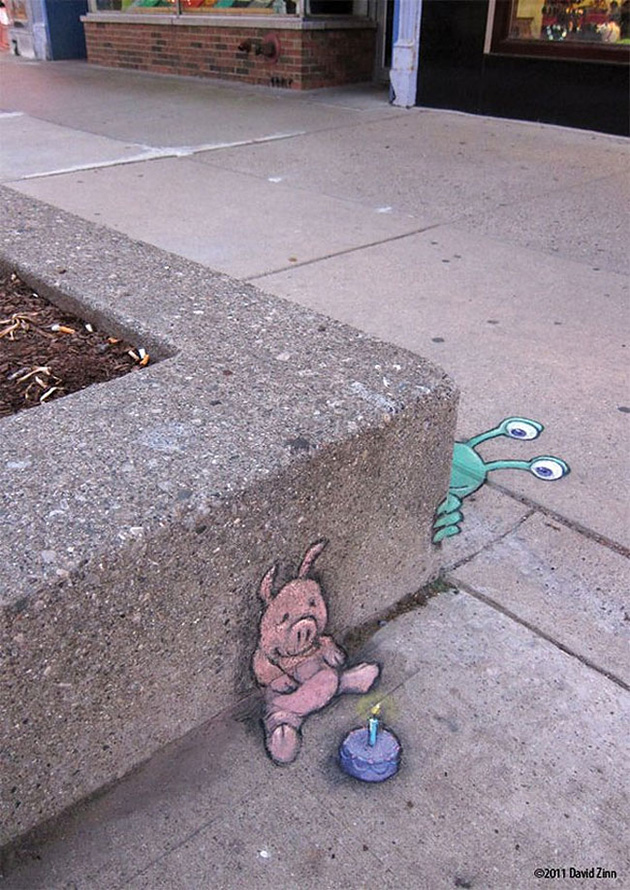 Chalk Art By David Zinn