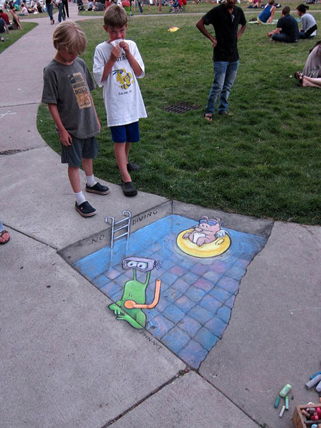 Chalk Art By David Zinn