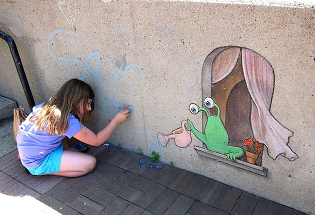 Chalk Art By David Zinn