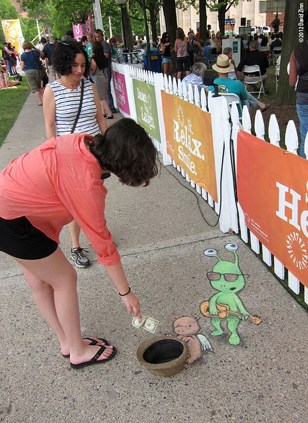 Chalk Art By David Zinn