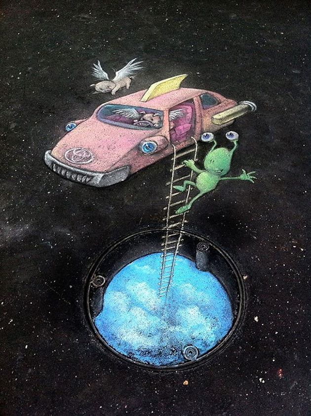 Chalk Art By David Zinn