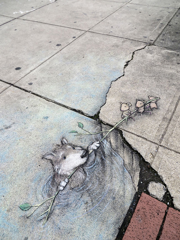 Chalk Art By David Zinn