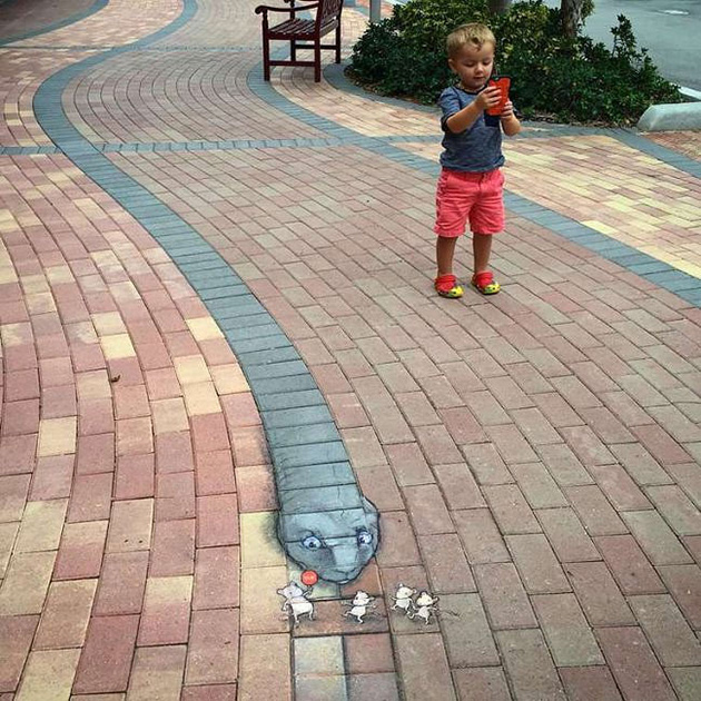 Chalk Art By David Zinn
