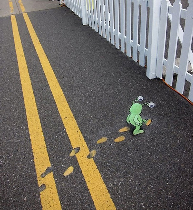 Chalk Art By David Zinn