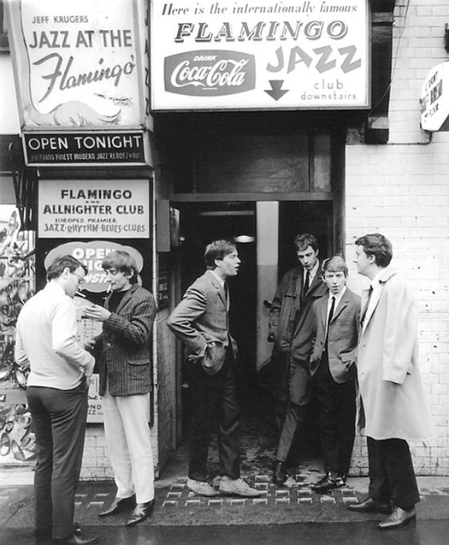 Mods on streets in the 1960s