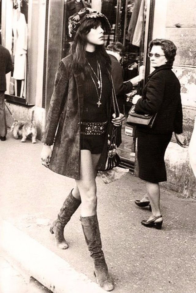 Mods on streets in the 1960s
