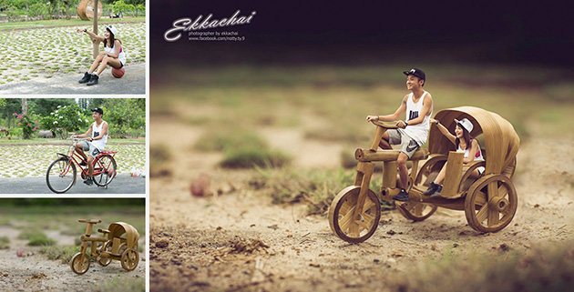 miniature wedding photography ekkachai saelow