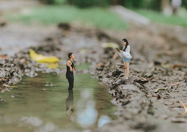miniature wedding photography ekkachai saelow