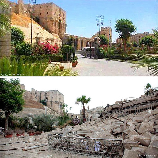 photos describe the WAR syria