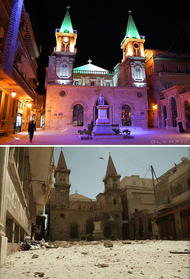 photos describe the WAR syria