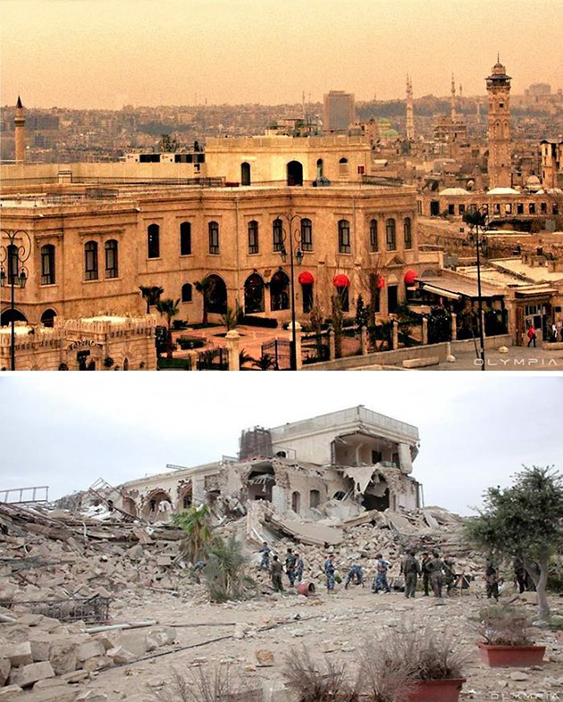 photos describe the WAR syria