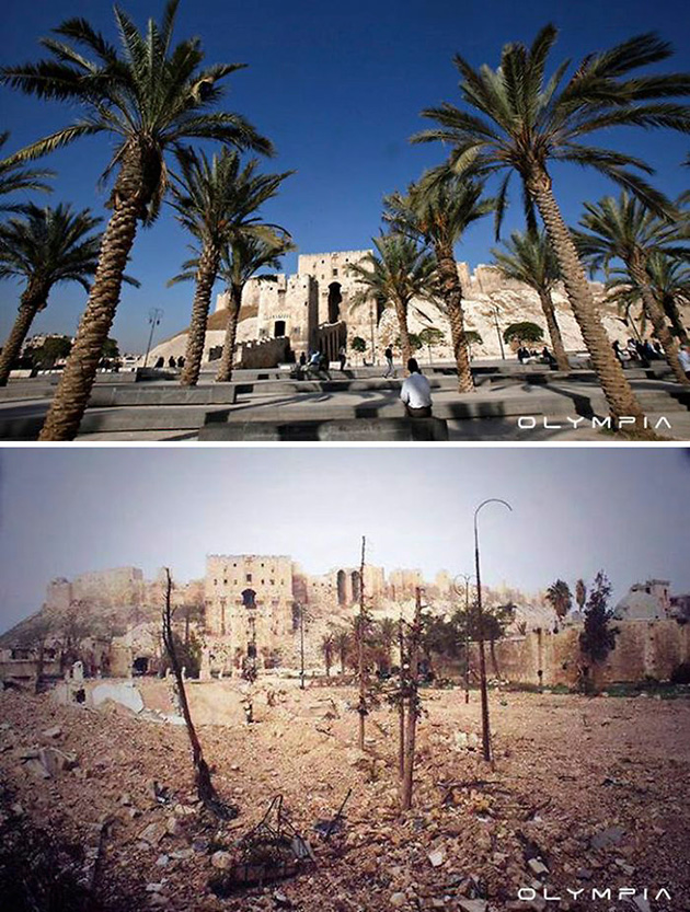 photos describe the WAR syria