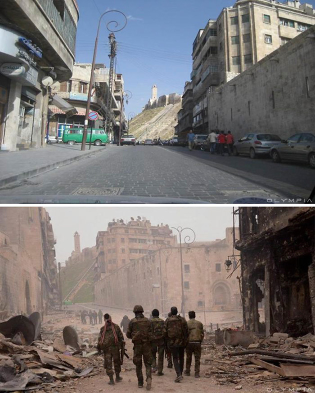 photos describe the WAR syria