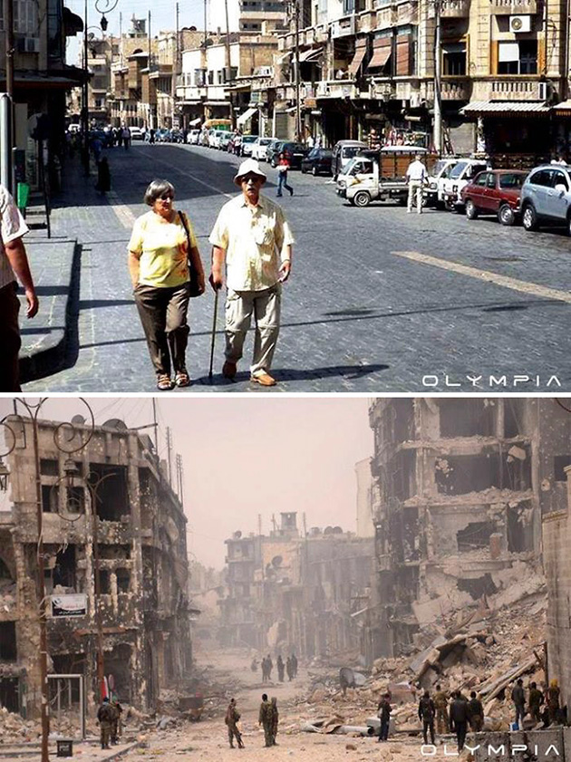 photos describe the WAR syria