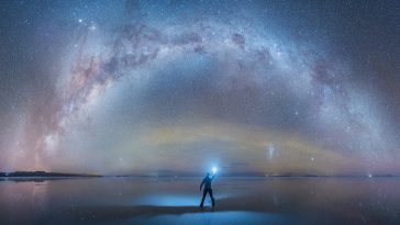 milky way salt flat uyuni