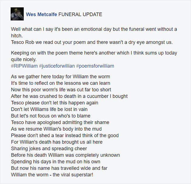 tesco-cucumber-worm-funeral-wes-metcalfe